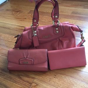 Coach Ashley Purse, Wallet & Checkbook Cover